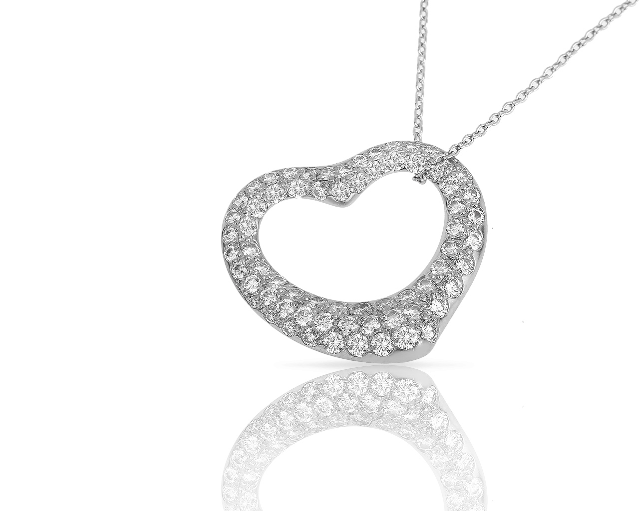 Платиновая подвеска с бриллиантами 1.25ct Tiffany&Co Платиновая подвеска с бриллиантами 1.25ct Tiffany&Co