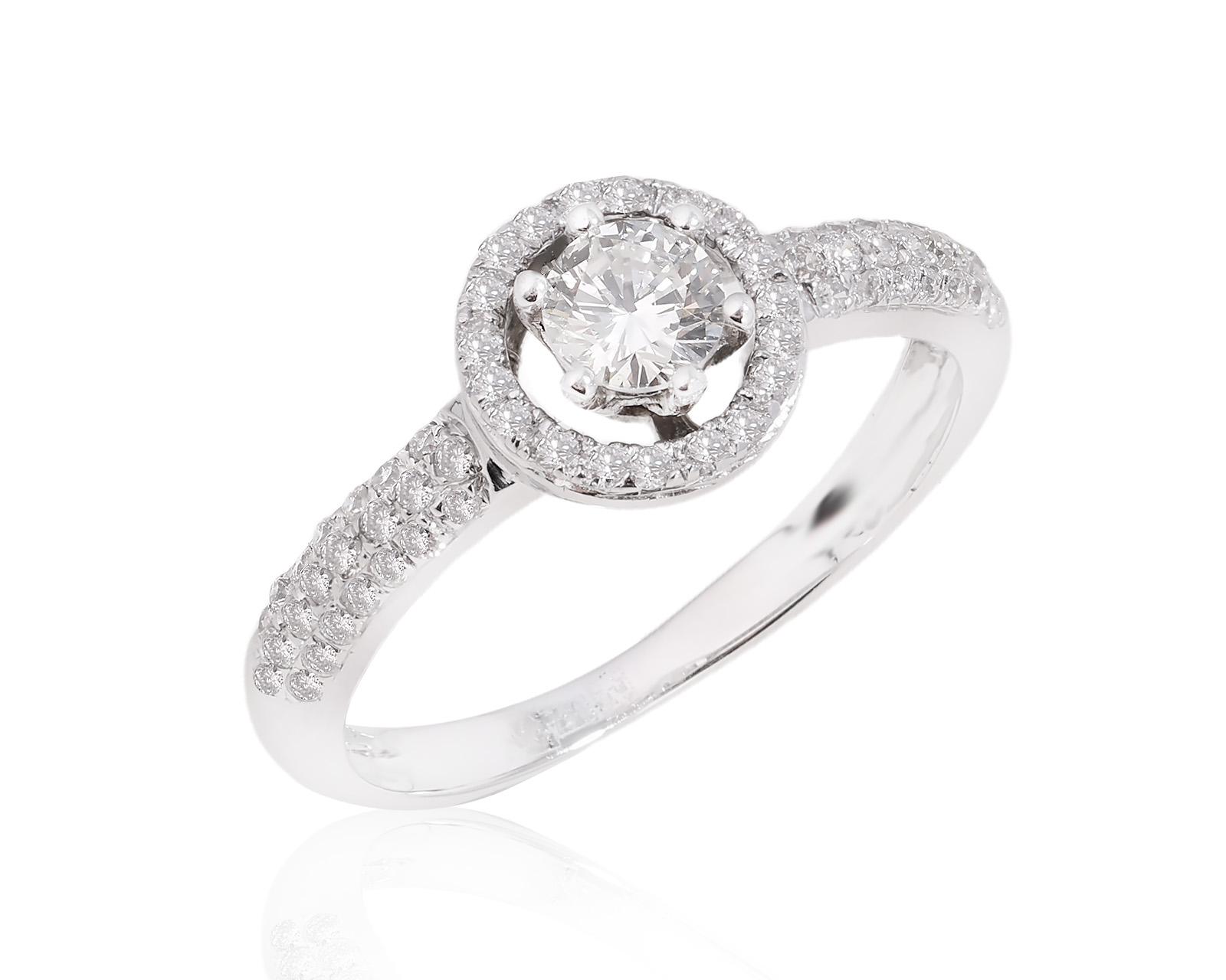 Золотое кольцо с бриллиантами 0.37ct 131124/3 Золотое кольцо с бриллиантами 0.37ct 131124/3