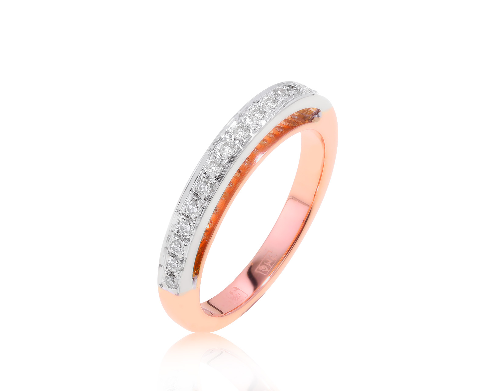 Изящное золотое кольцо с бриллиантами 0.15ct 190322/10 Изящное золотое кольцо с бриллиантами 0.15ct 190322/10