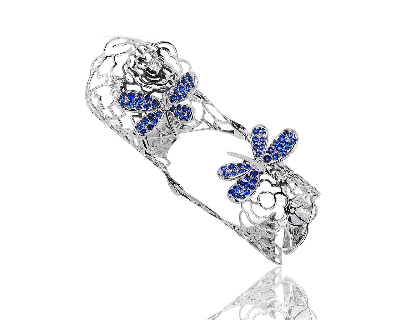 Изысканное золотое кольцо с бриллиантами Staurino Fratelli 250718/5