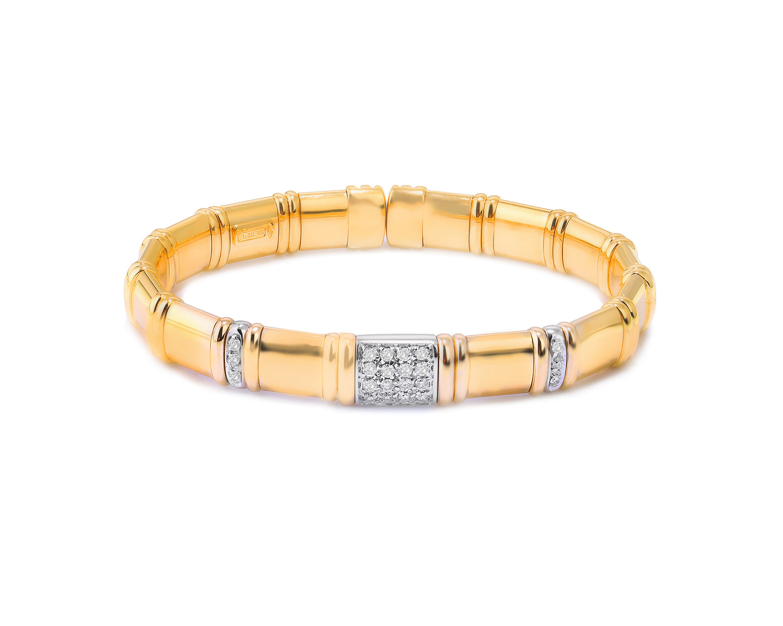 Оригинальный золотой браслет с бриллиантами 0.36ct Wempe 040324/4