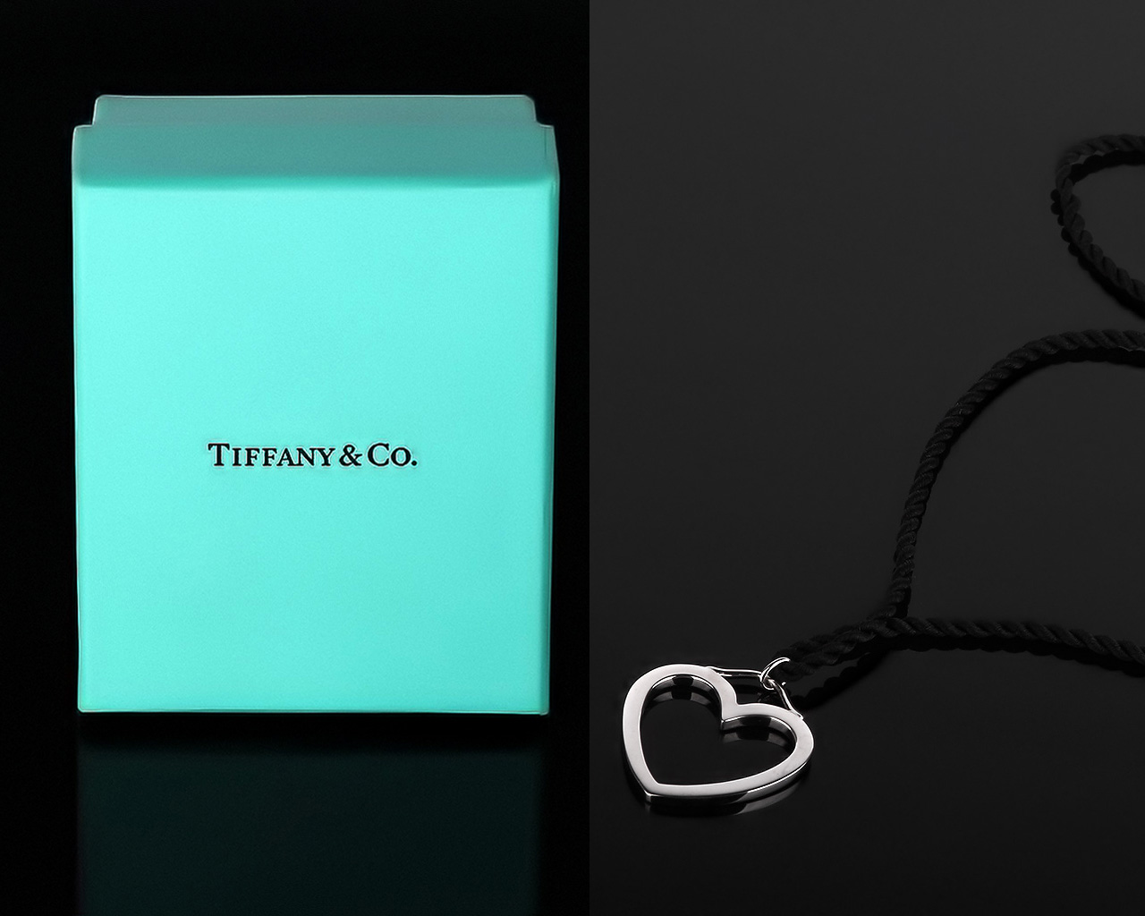 Изумительная золотая подвеска Tiffany&Co