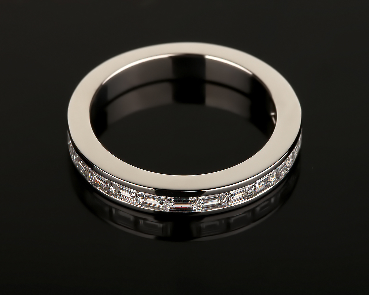 Платиновое кольцо с бриллиантами 0.52ct Chaumet