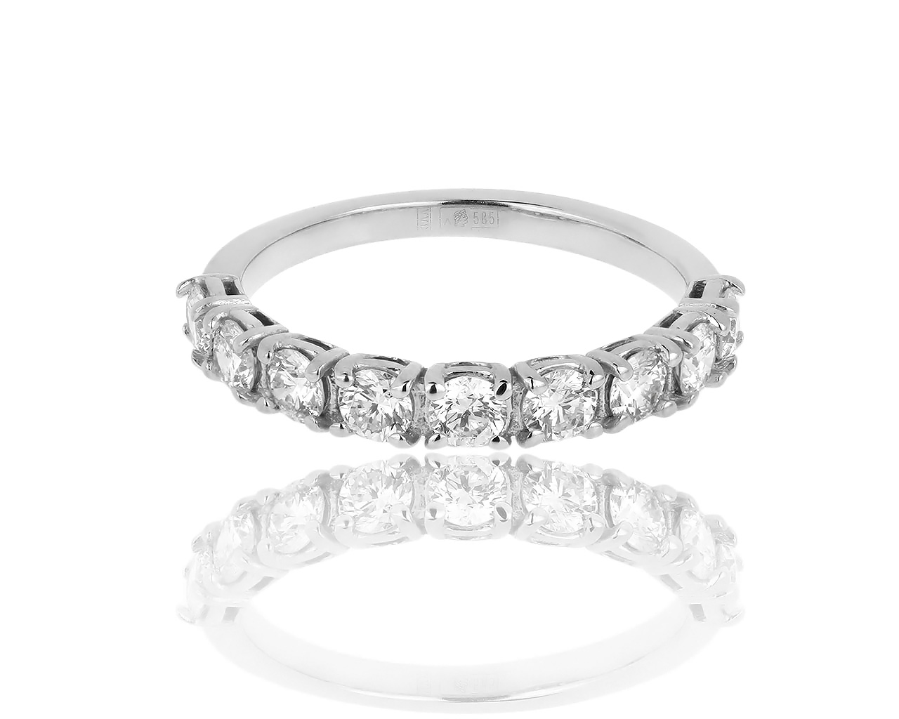 Изысканное золотое кольцо с бриллиантами 0.66ct 170718/8