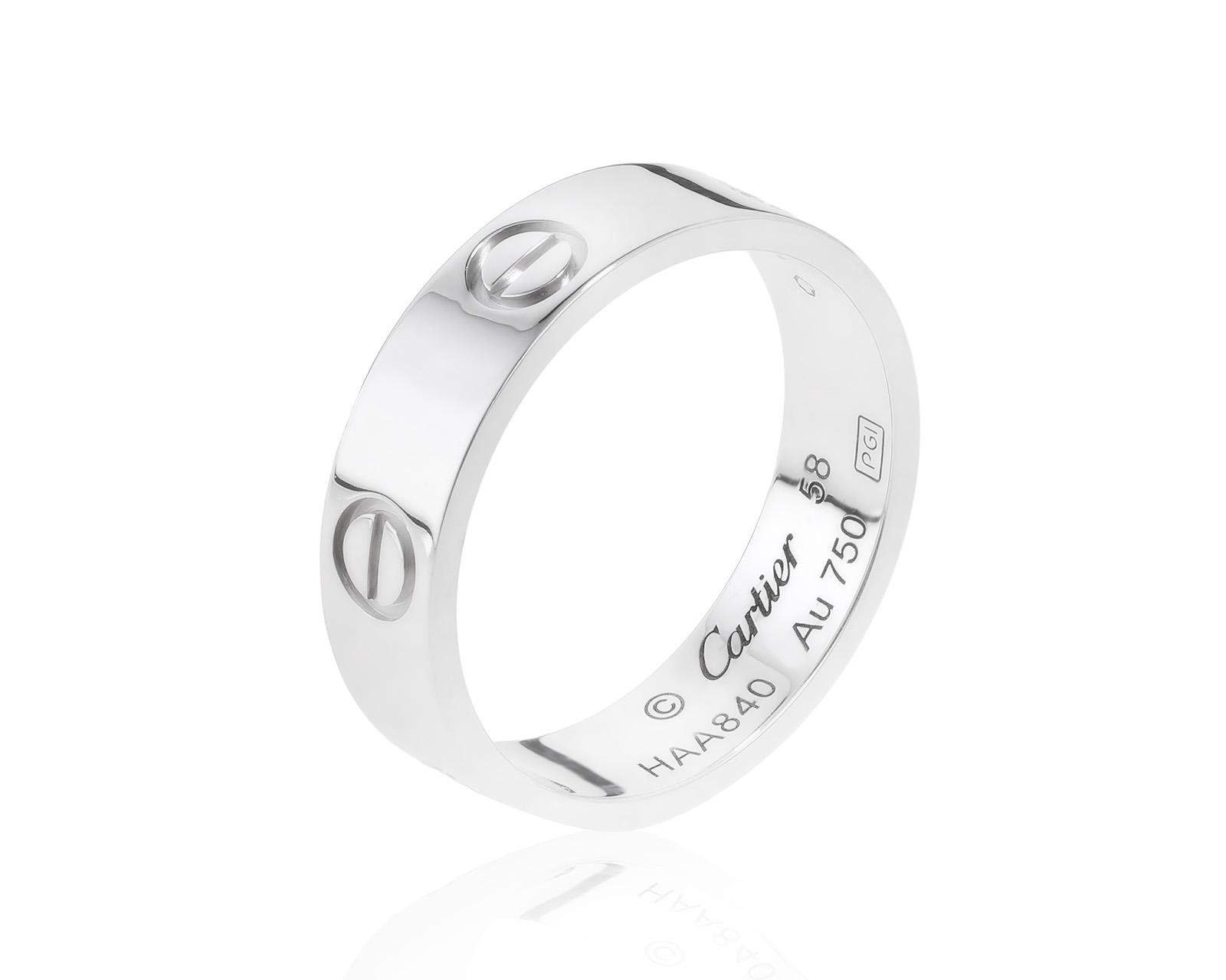 Оригинальное золотое кольцо Cartier Love 270222/7