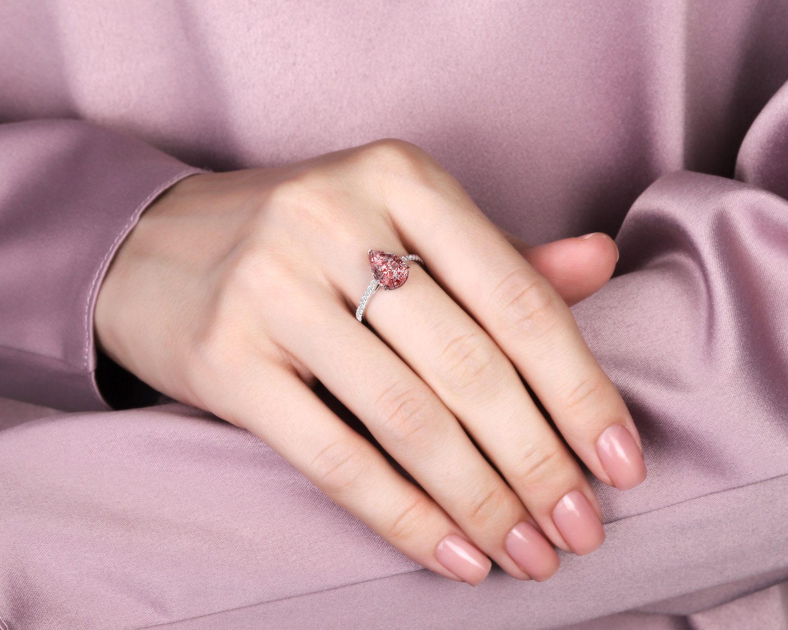 Золотое кольцо с кварцем 2.44ct Evgeny Matveev