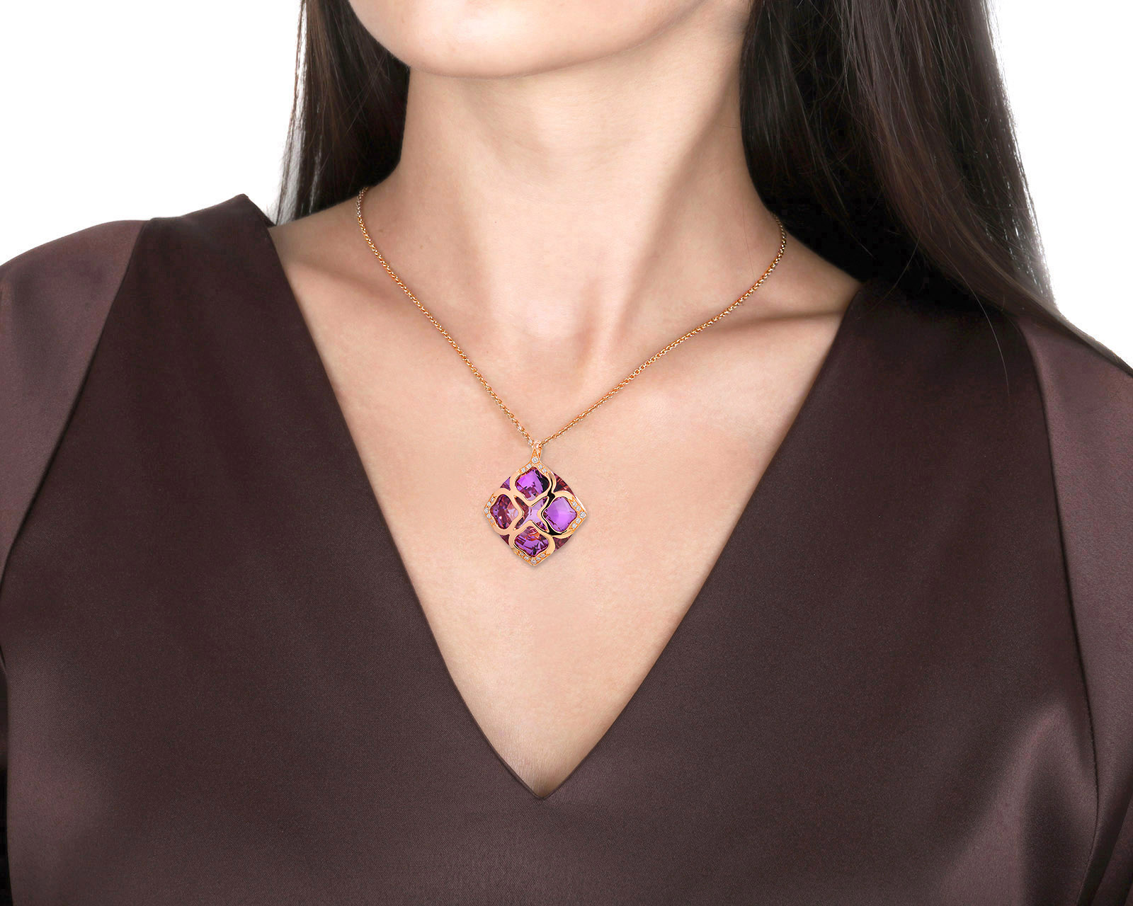 Оригинальный золотой кулон Chopard Imperiale Cocktail