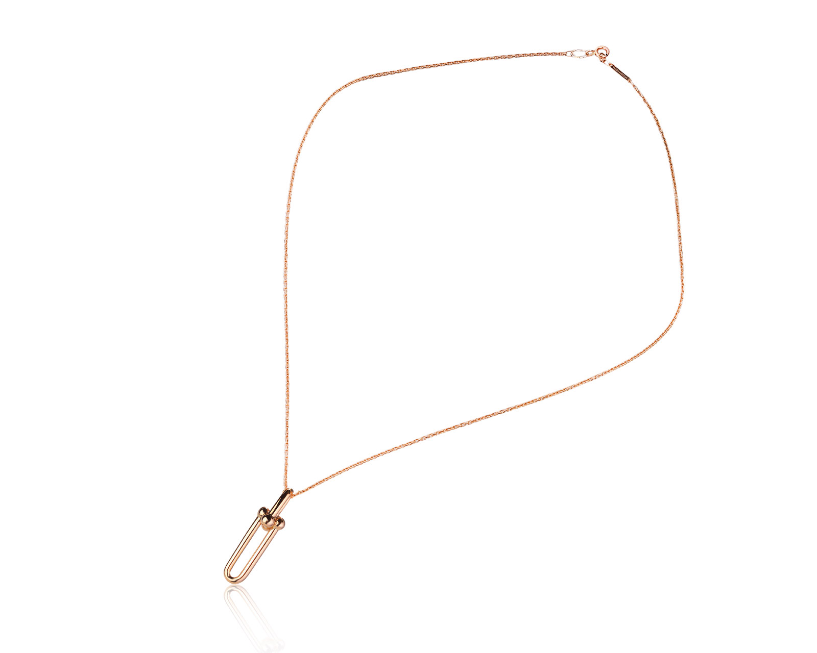 Оригинальный золотой кулон Tiffany&Co HardWear