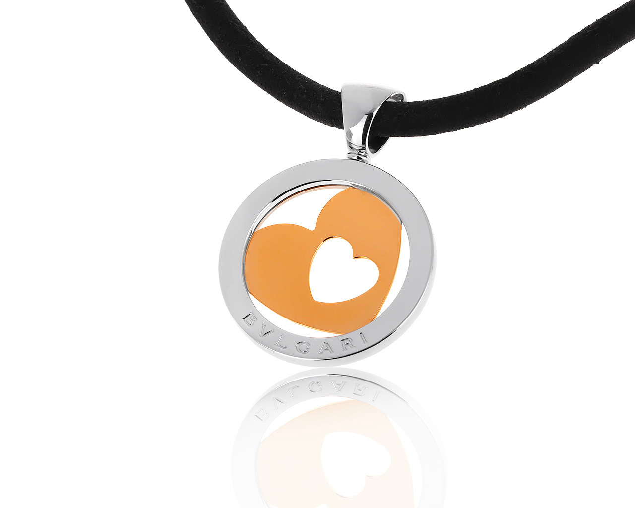 Оригинальный золотой кулон Bvlgari