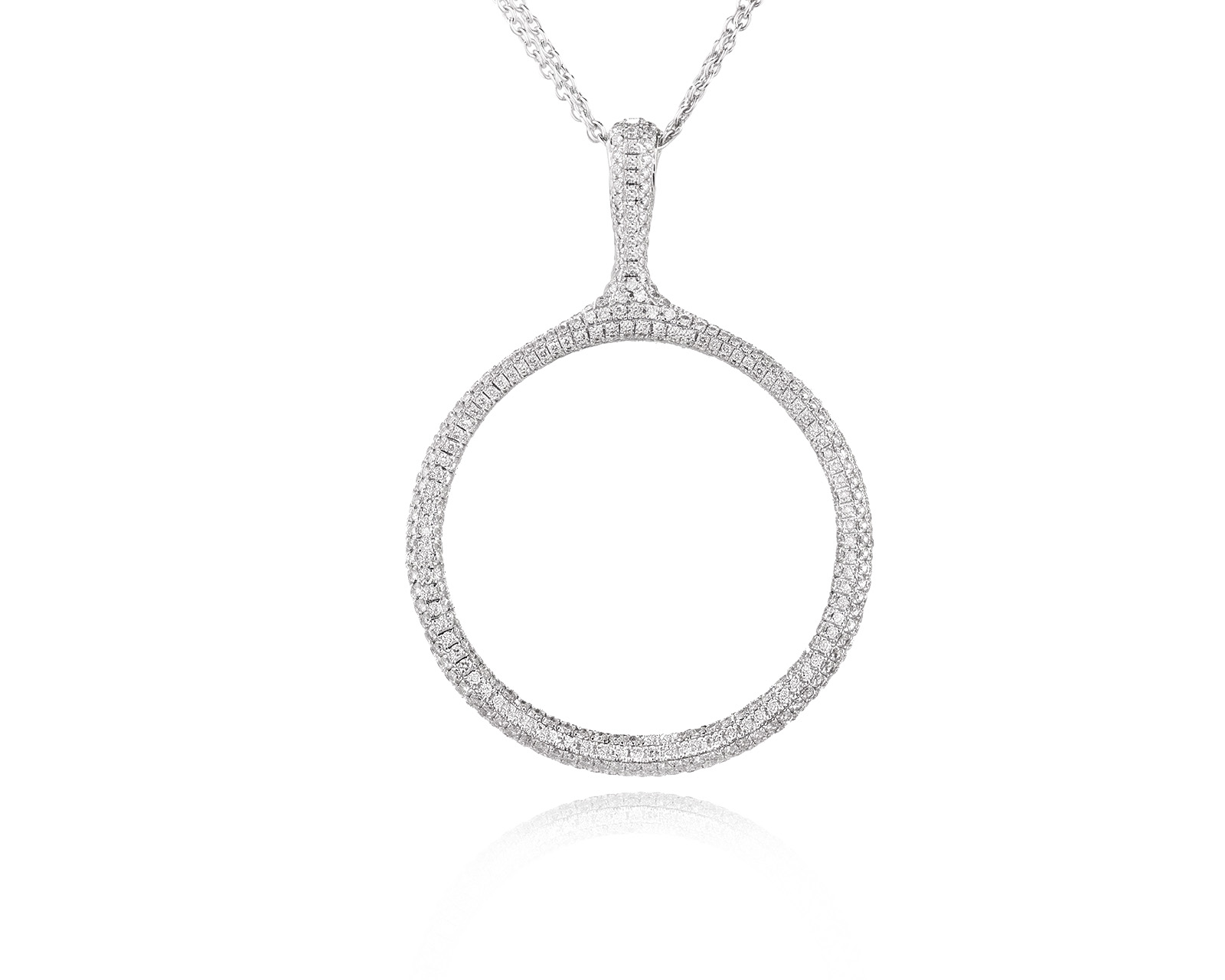 Золотой кулон с бриллиантами 2.70ct 080626/11