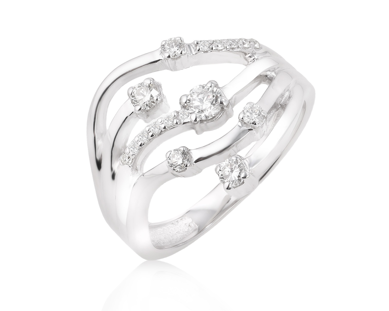 Оригинальное золотое кольцо бриллиантами 0.39ct Constantin Artmayer