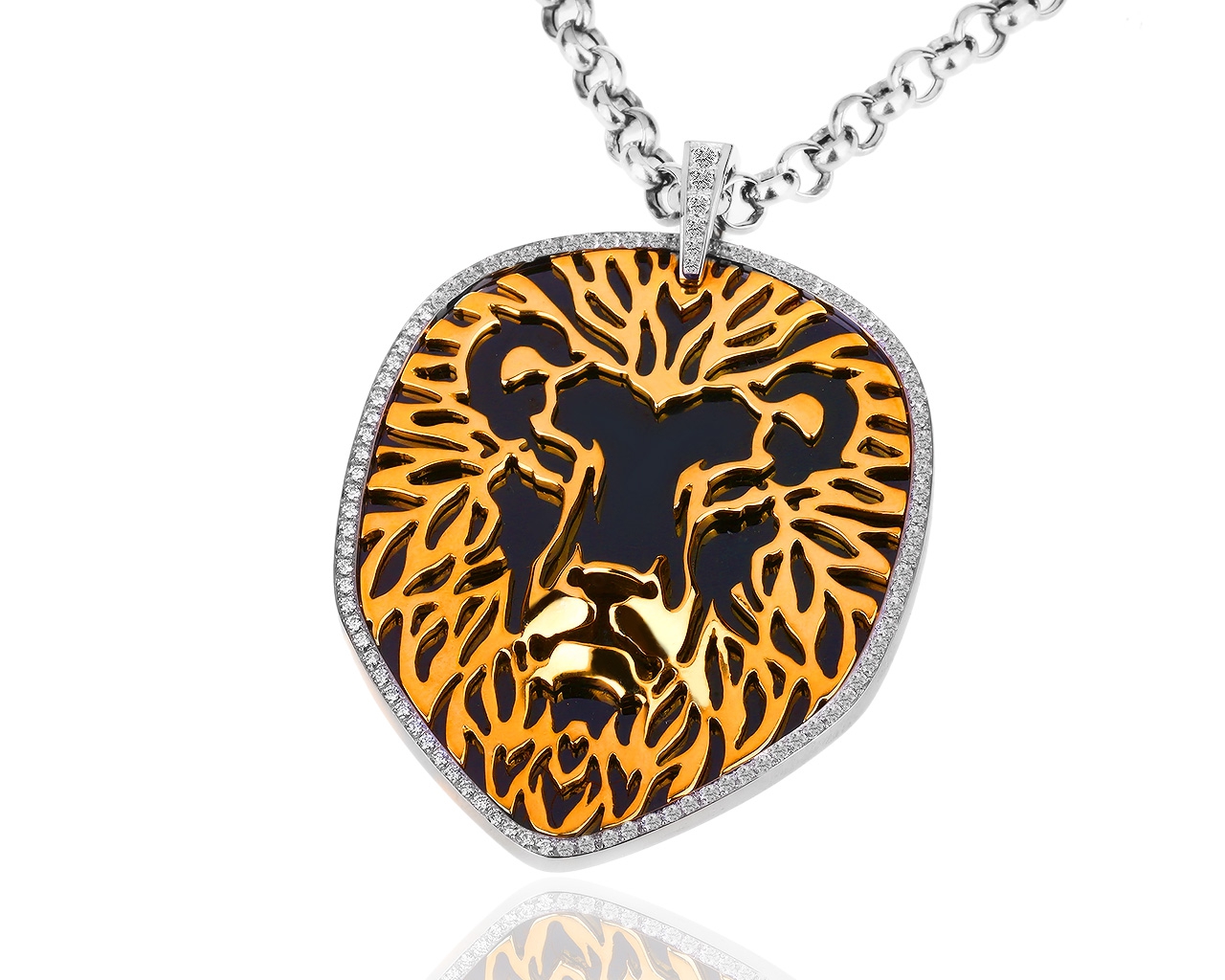 Солидный золотой кулон с бриллиантами 1.02ct Carrera y Carrera 210716/6