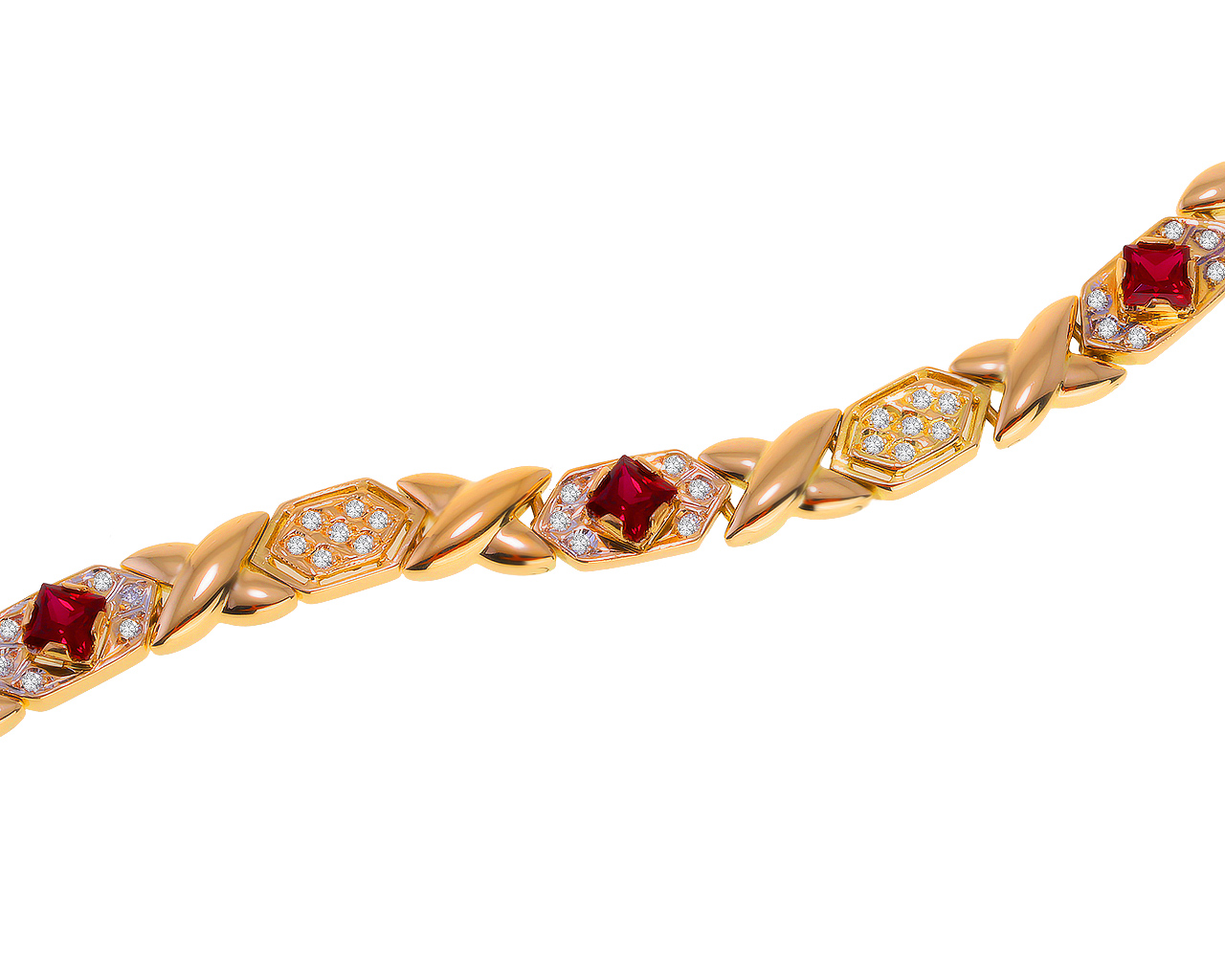 Превосходный золотой браслет с бриллиантами 0.61ct 060521/2 Превосходный золотой браслет с бриллиантами 0.61ct 060521/2