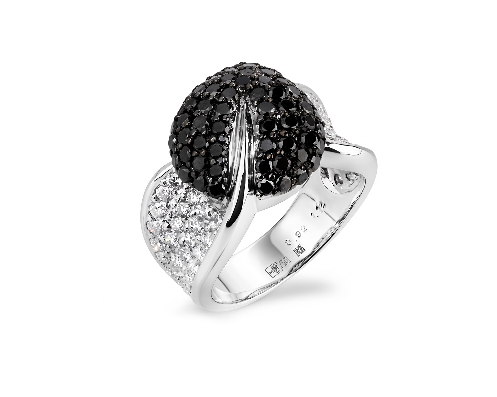 Золотое кольцо с бриллиантами 2.06ct 250726/5