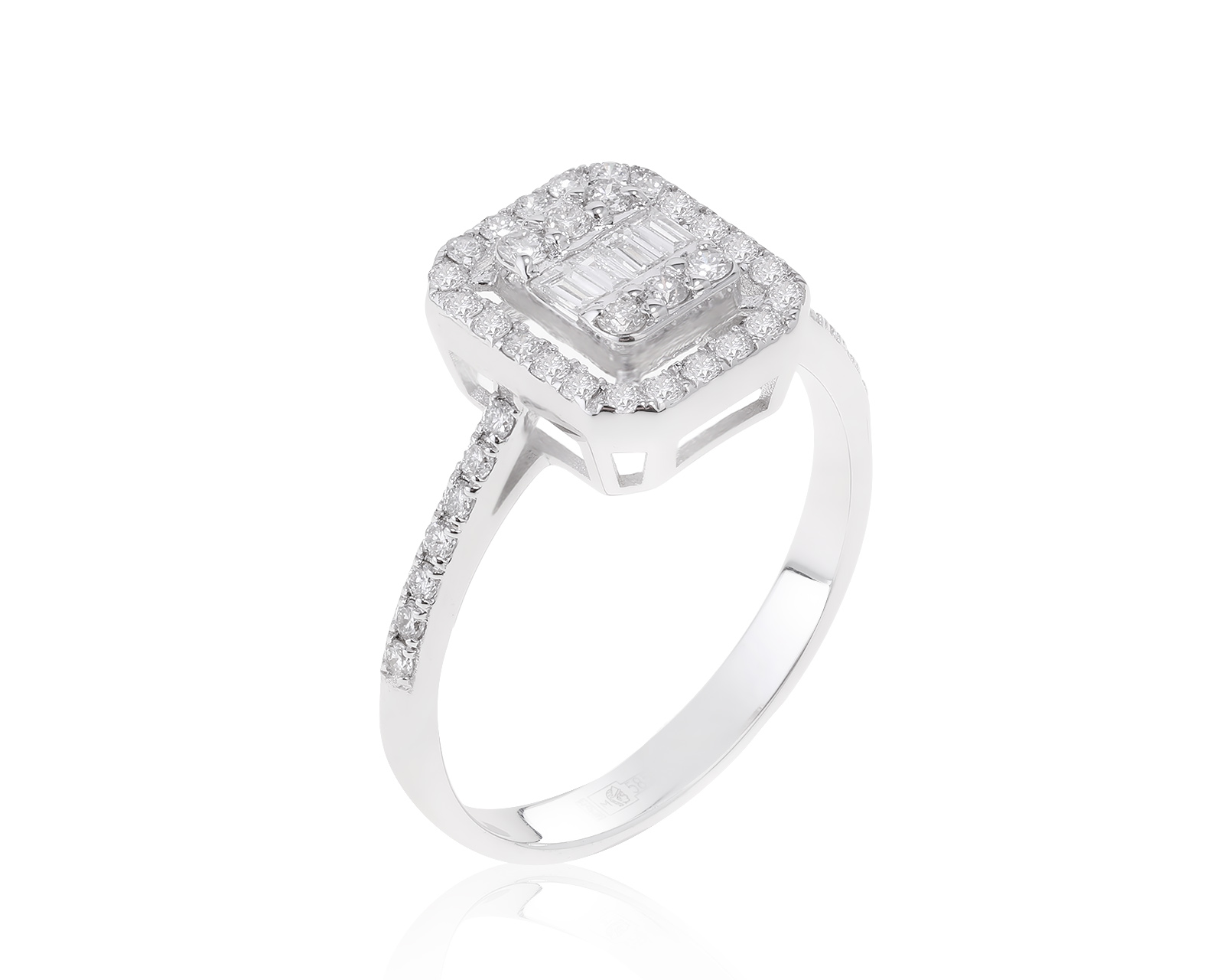 Оригинальное золотое кольцо с бриллиантами 0.46ct Assos 070222/4