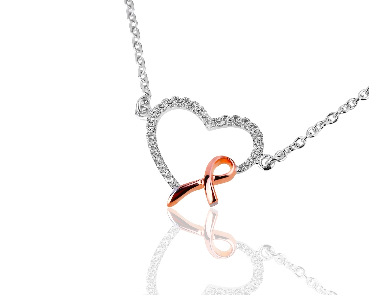 Золотой браслет с бриллиантами 0.12ct Jacob&Co Heart 151118/6