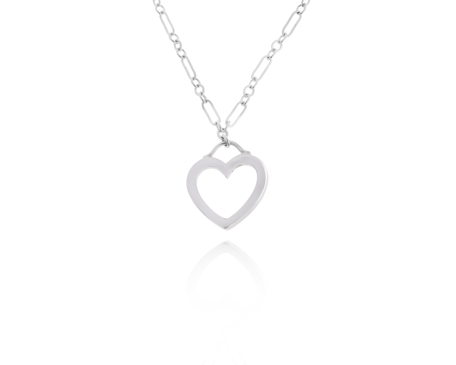 Оригинальное золотое колье Tiffany&Co Open Heart 300723/12