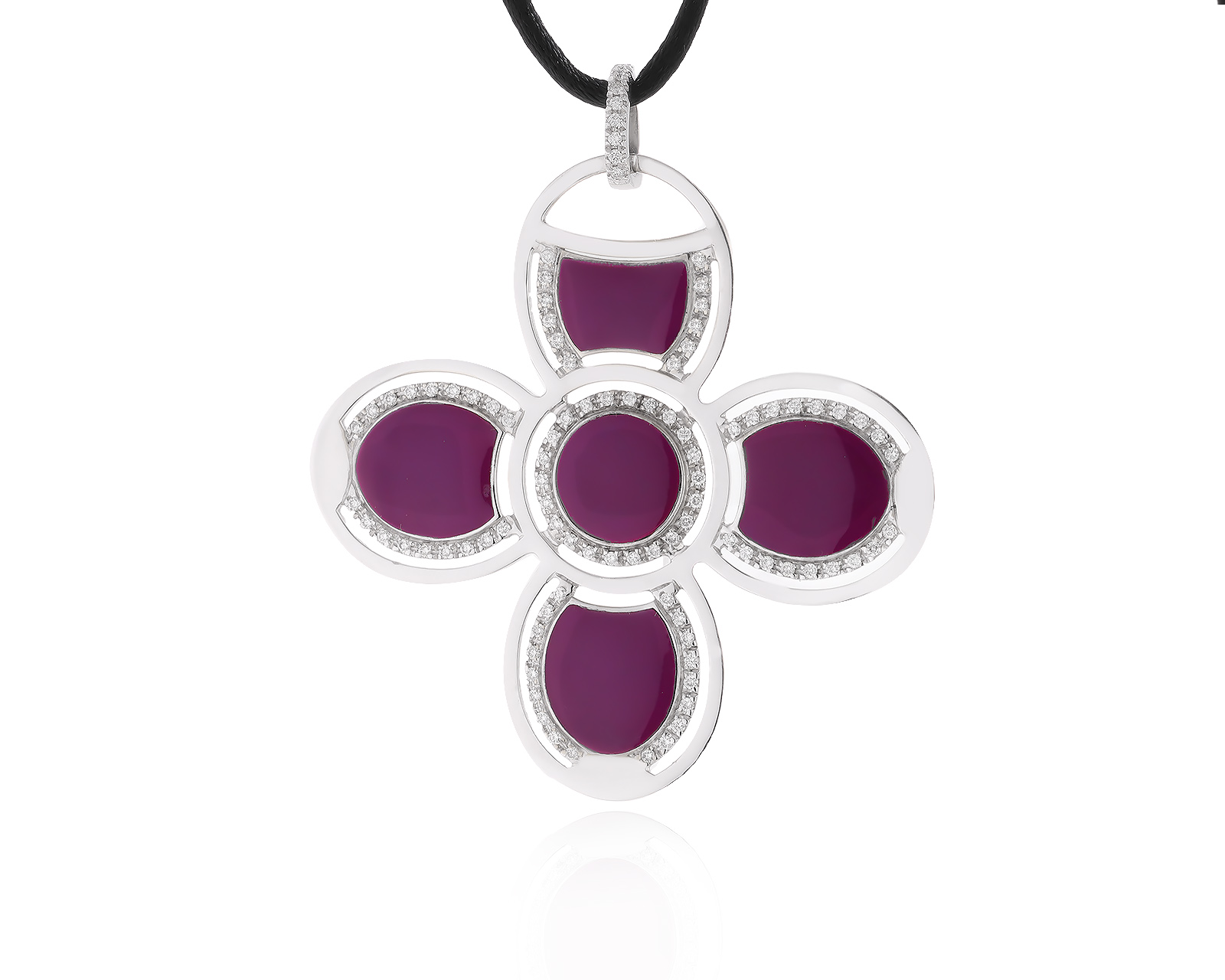 Оригинальный золотой кулон с бриллиантами 0.55ct Roberto Coin 230318/10