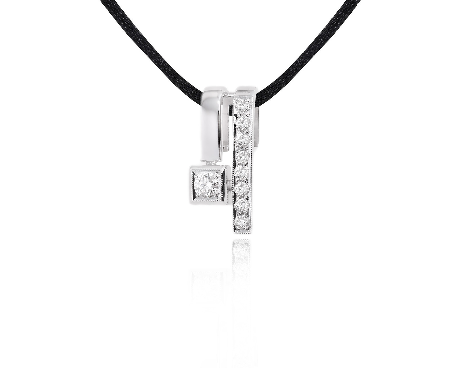 Золотой кулон с бриллиантами 0.23ct 101123/3