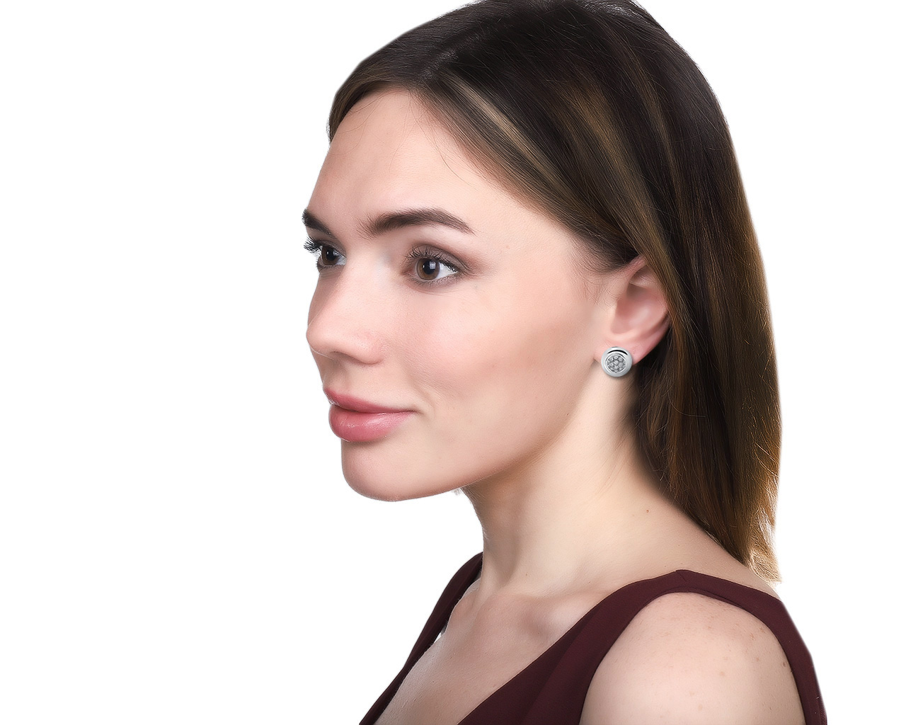 Оригинальные золотые серьги с бриллиантами 1.16ct Tamara Comolli