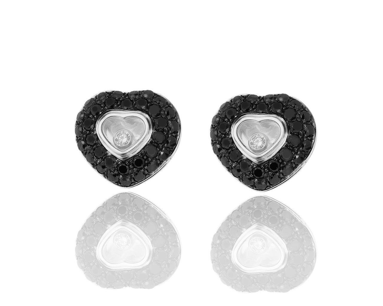 Великолепные золотые серьги с бриллиантами 1.86ct Chopard 300619/1 Великолепные золотые серьги с бриллиантами 1.86ct Chopard 300619/1