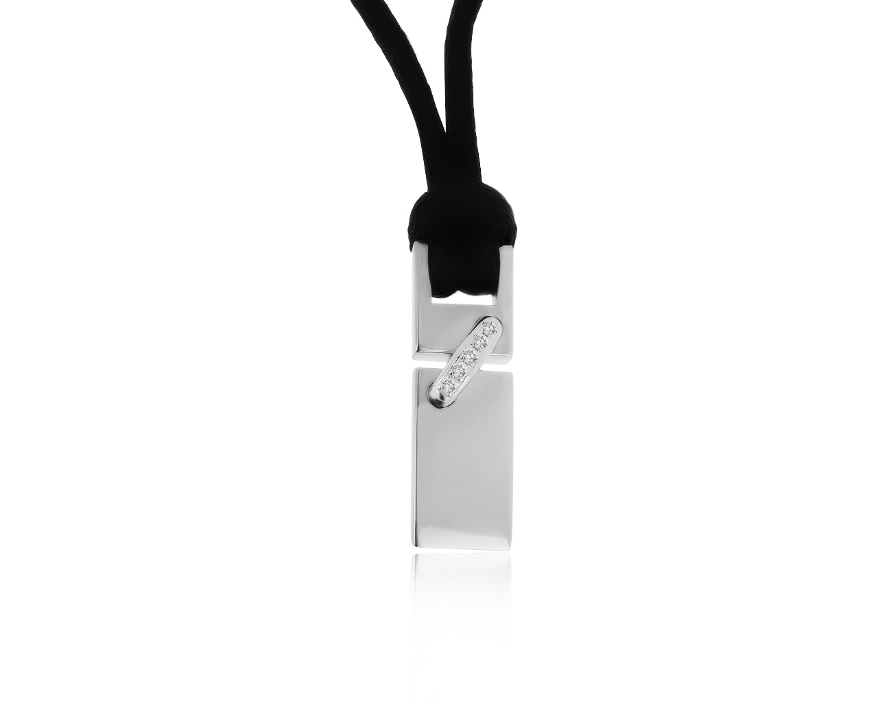 Оригинальный золотой кулон с бриллиантами 0.05ct Chaumet 280520/7