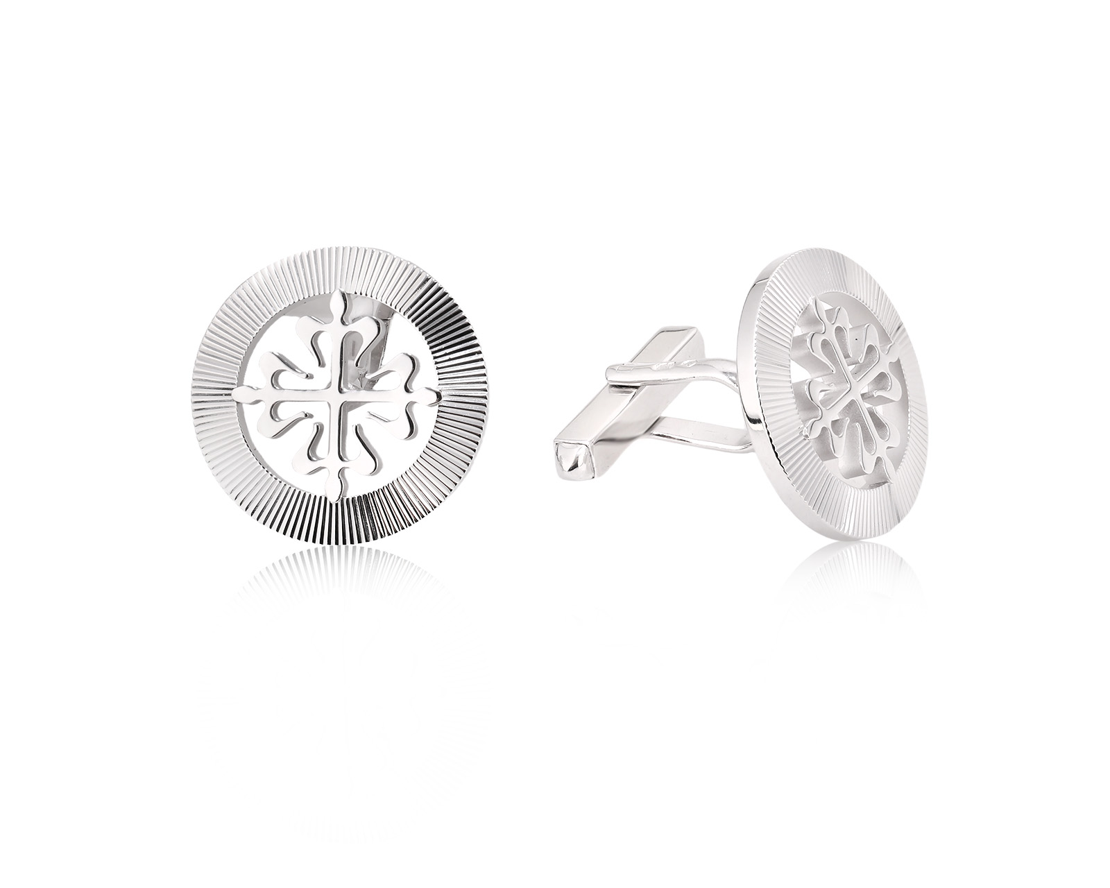 Оригинальные золотые запонки Patek Philippe Calatrava