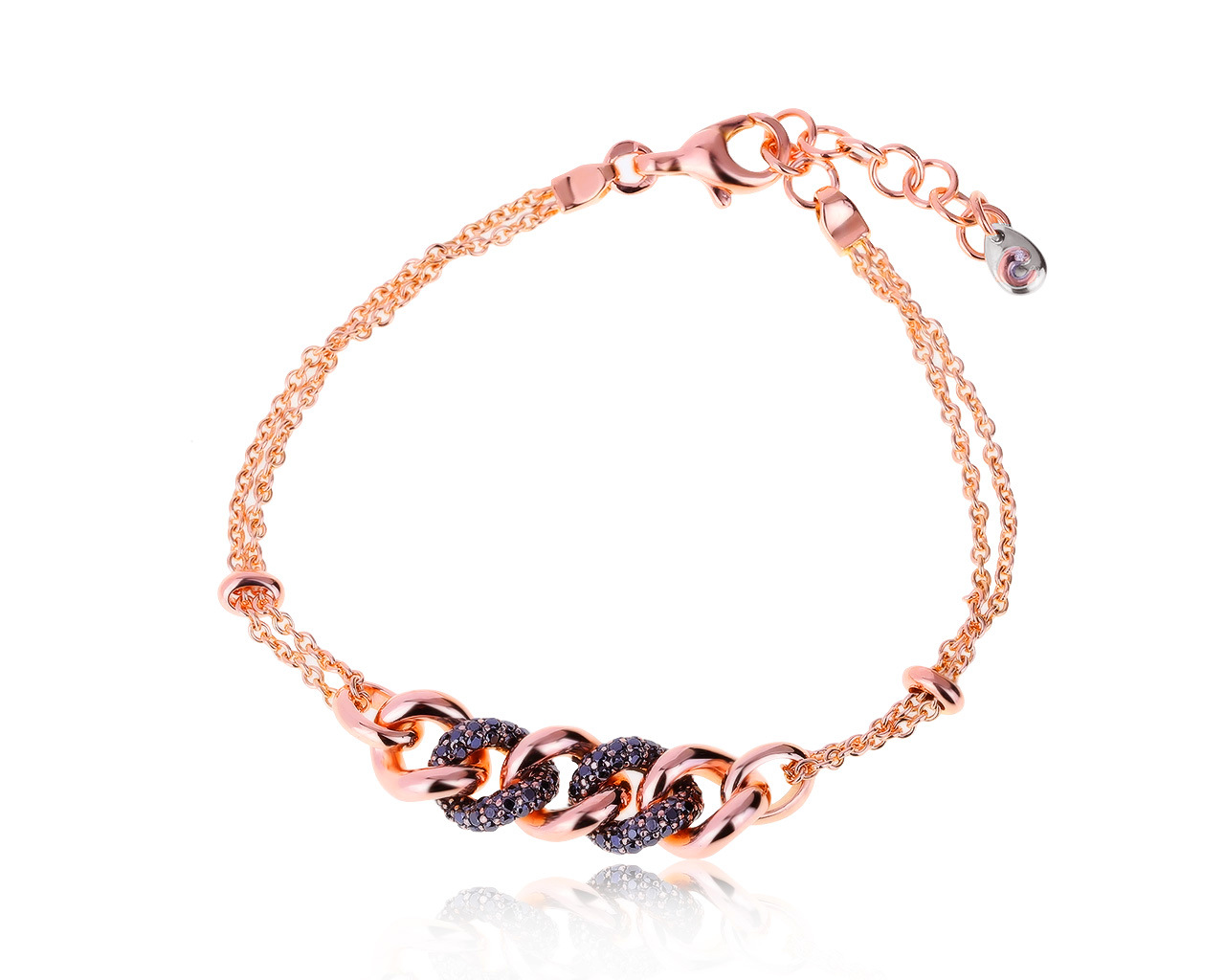 Оригинальный золотой браслет с бриллиантами 0.903ct Crivelli 181120/6