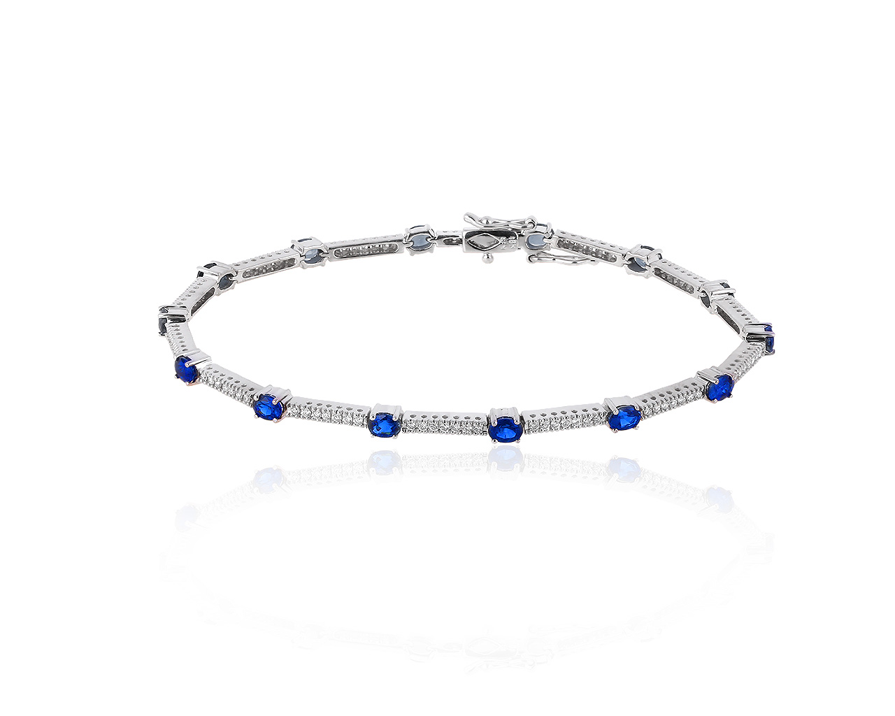 Изумительный золотой браслет с бриллиантами 0.55ct 090819/2