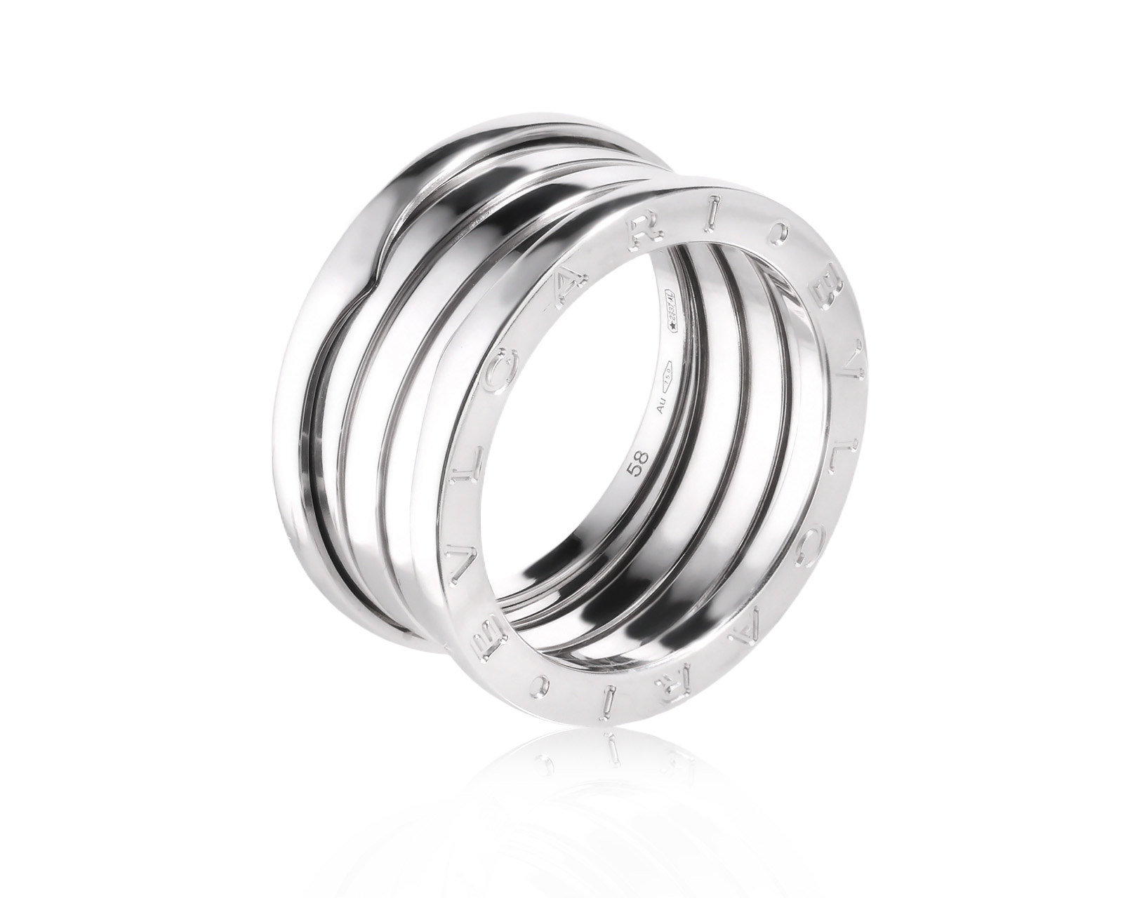 Оригинальное золотое кольцо Bvlgari B.Zero1 050326/5