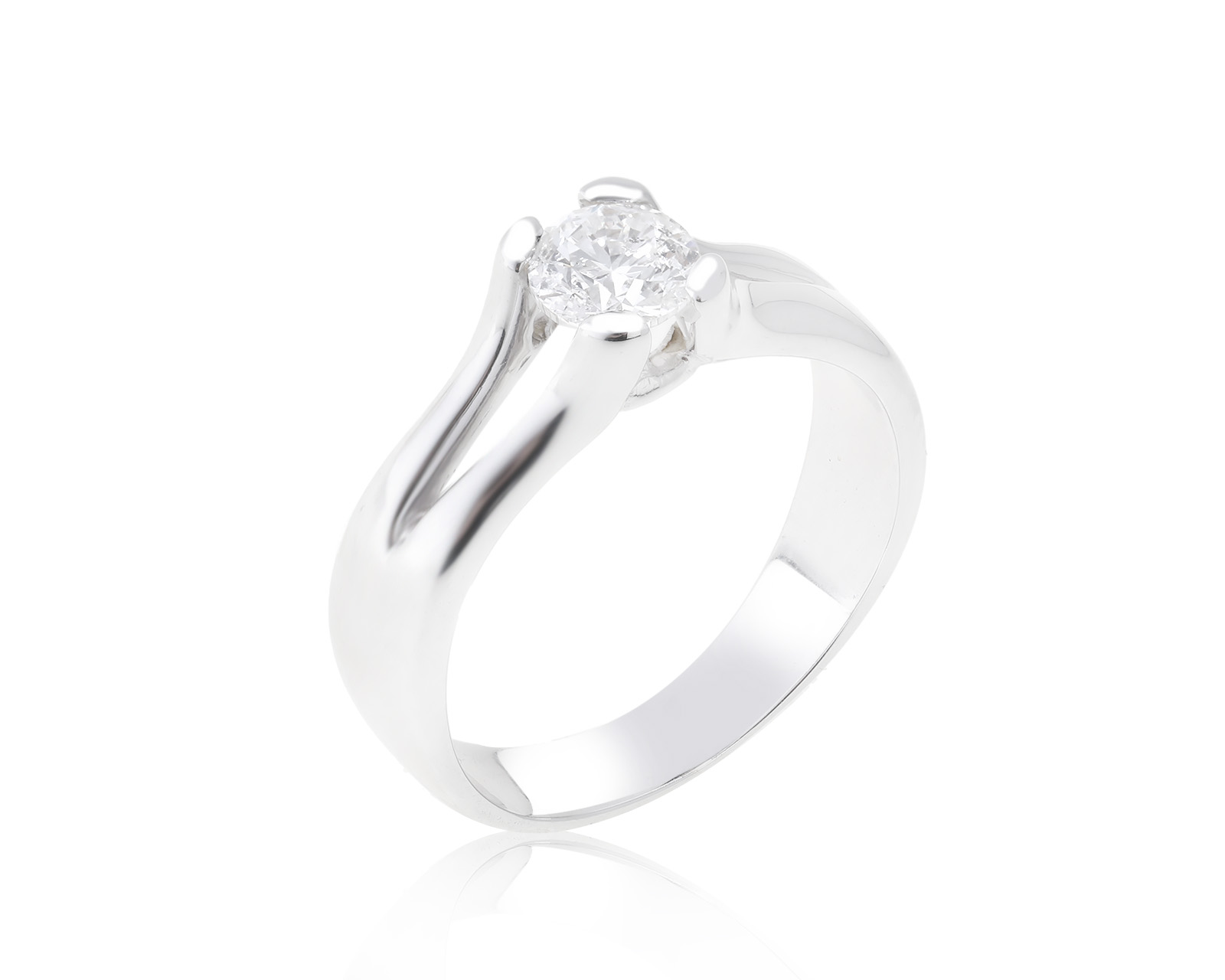 Прекрасное золотое кольцо с бриллиантом 0.87ct 061222/4