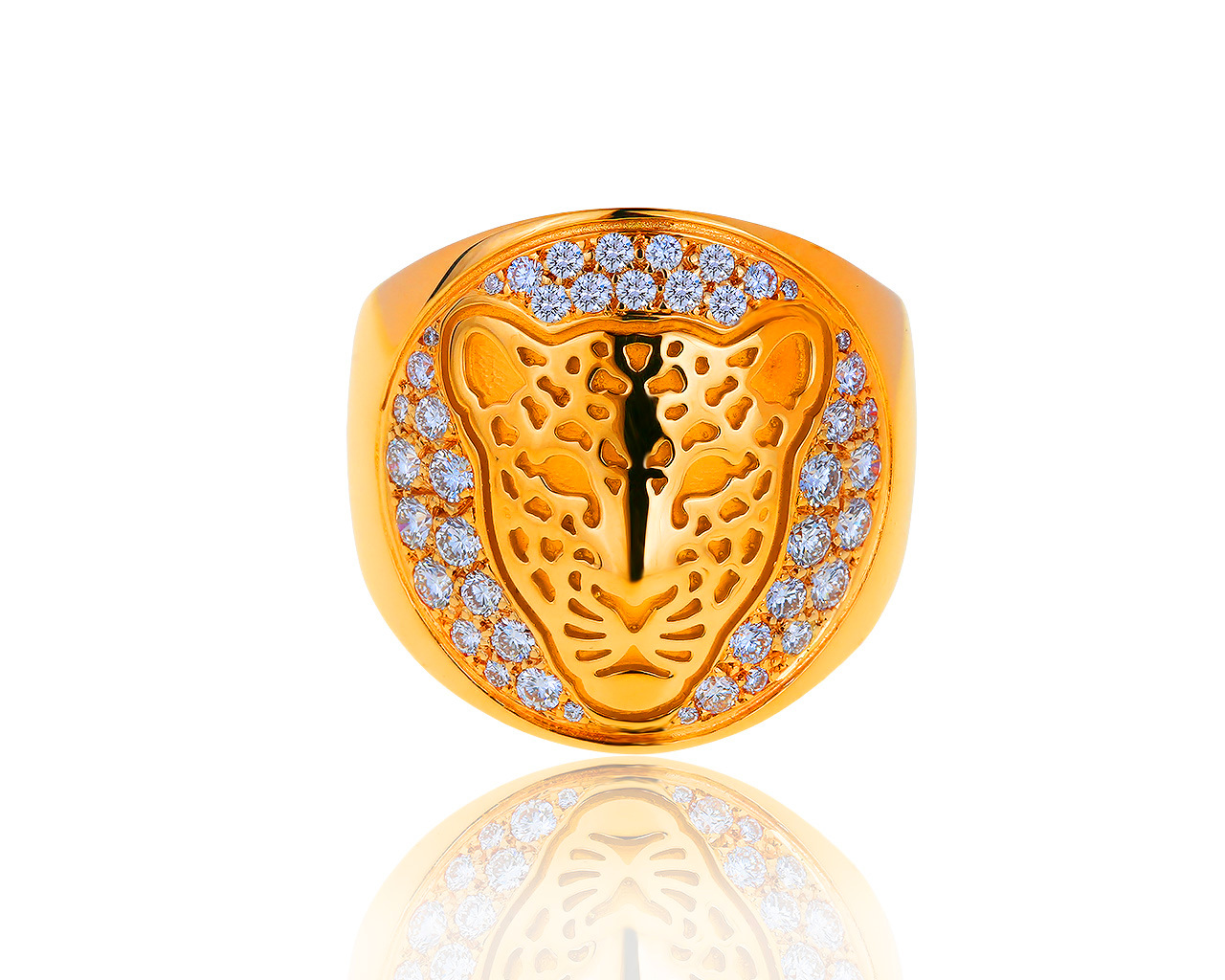 Модное золотое кольцо с бриллиантами 0.98ct Carrera y Carrera