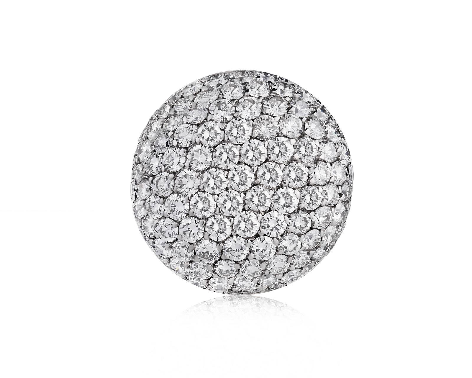 Золотое кольцо с бриллиантами 3.30ct