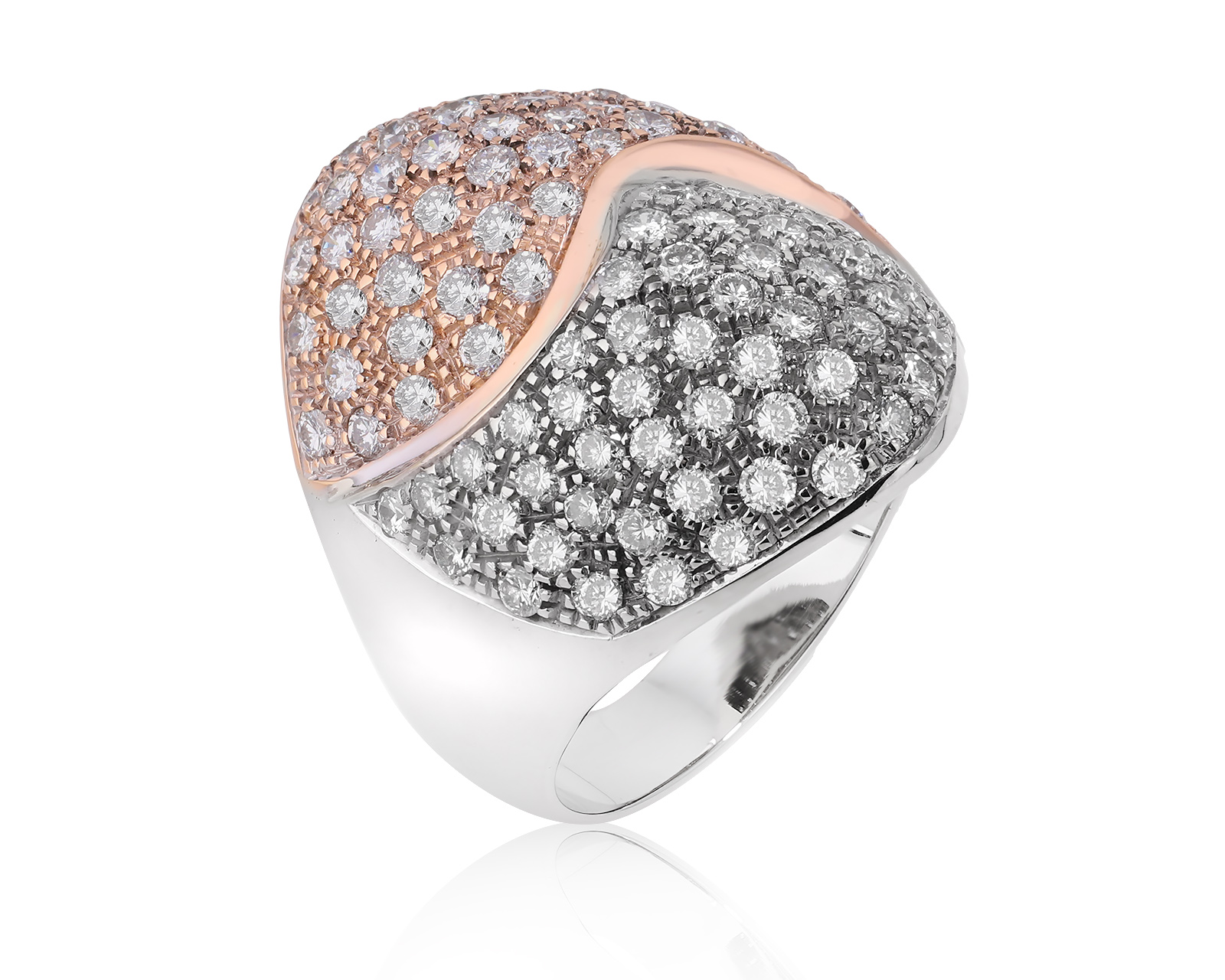 Золотое кольцо с бриллиантами 2.37ct 070225/6 Золотое кольцо с бриллиантами 2.37ct 070225/6