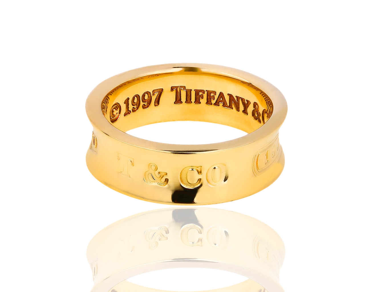Обручальное золотое кольцо Tiffany&Co 1837 310818/1 Обручальное золотое кольцо Tiffany&Co 1837 310818/1