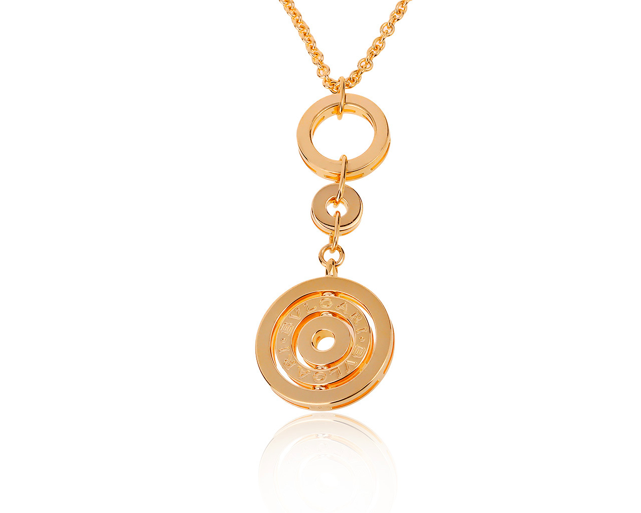 Оригинальный золотой кулон Bvlgari 140220/1