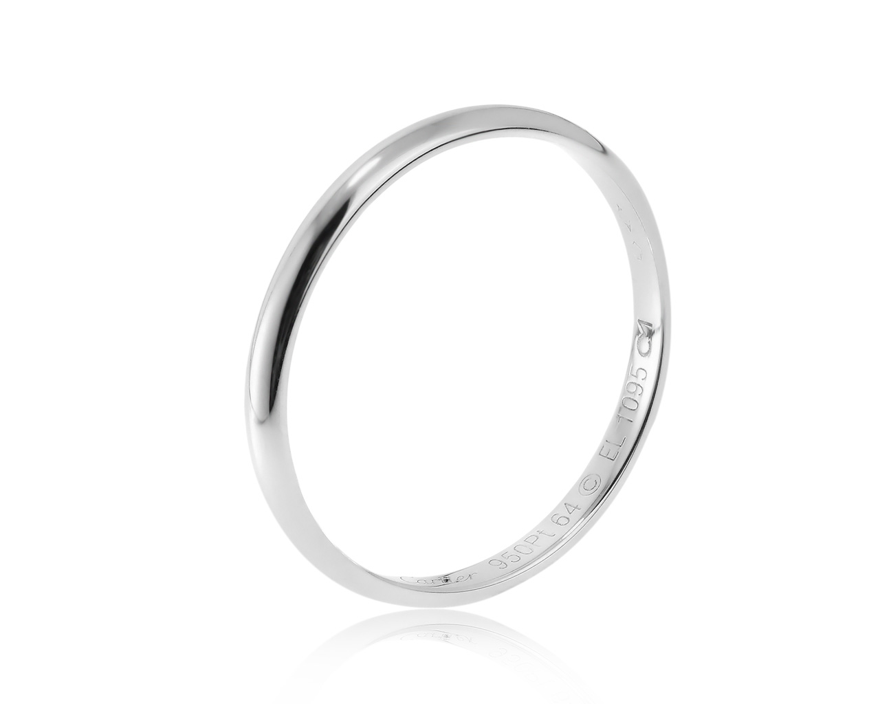 Оригинальное платиновое кольцо Cartier 170321/18