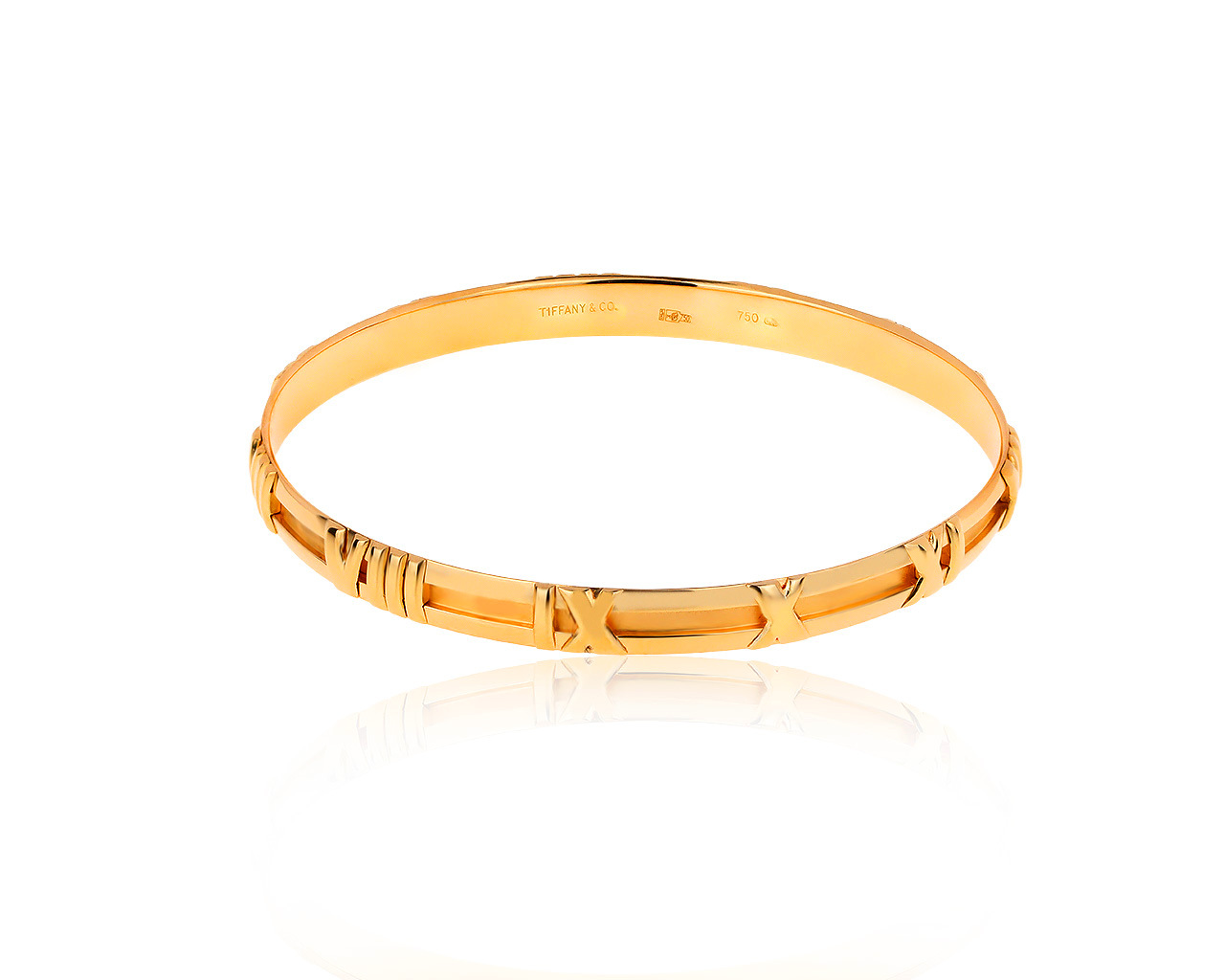 Оригинальный золотой браслет Tiffany&Co 190120/1