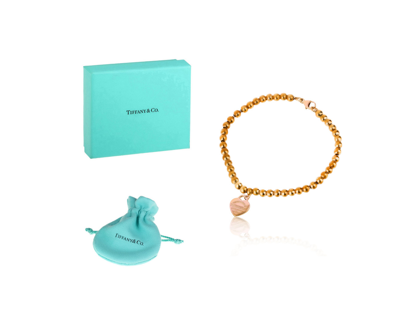 Оригинальный золотой браслет Tiffany&Co