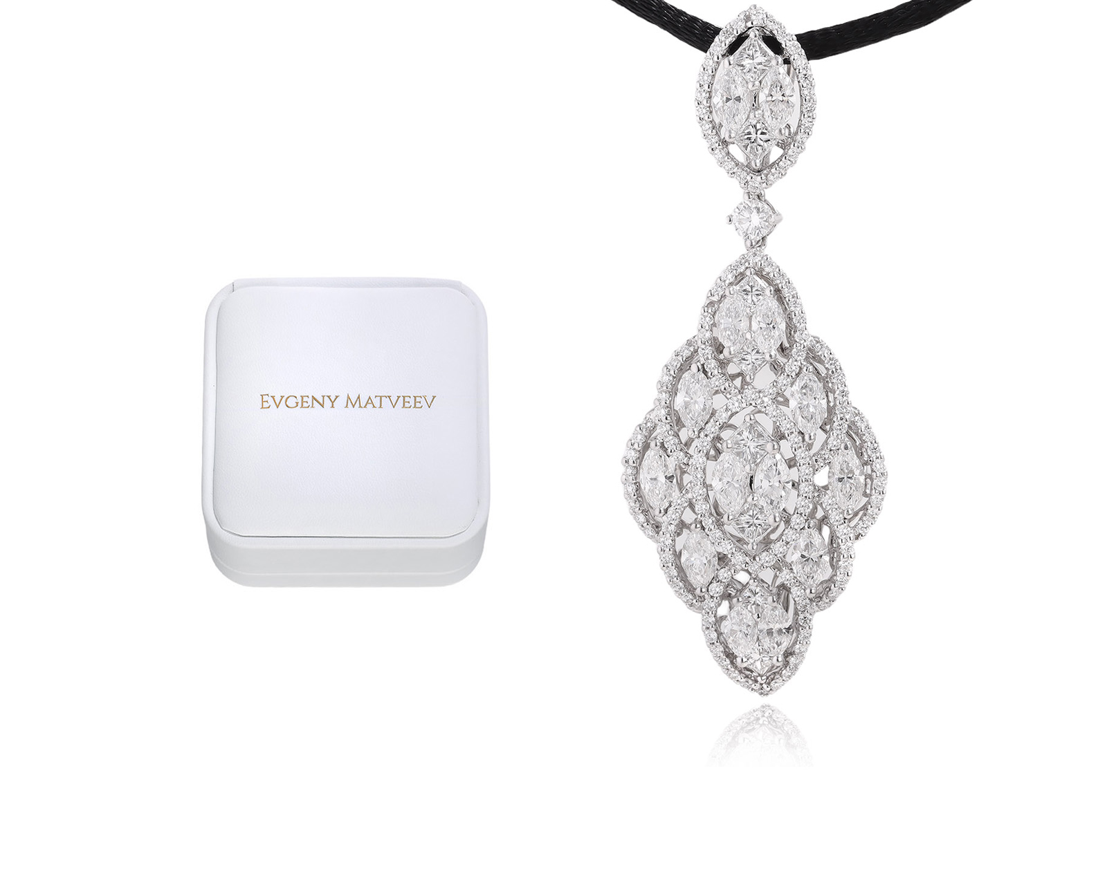 Золотой кулон с бриллиантами 4.65ct Evgeny Matveev