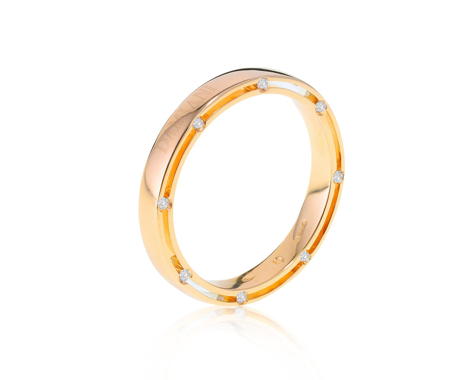 Оригинальное золотое кольцо Damiani D.Side 040522/4