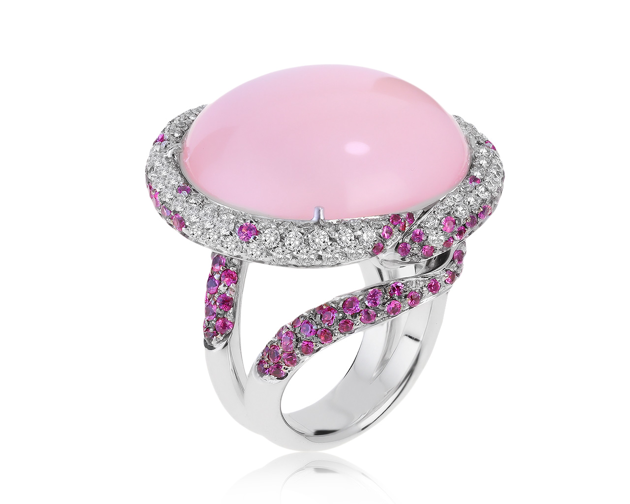 Оригинальное золотое кольцо с кварцем 37.15ct Crivelli 120121/8