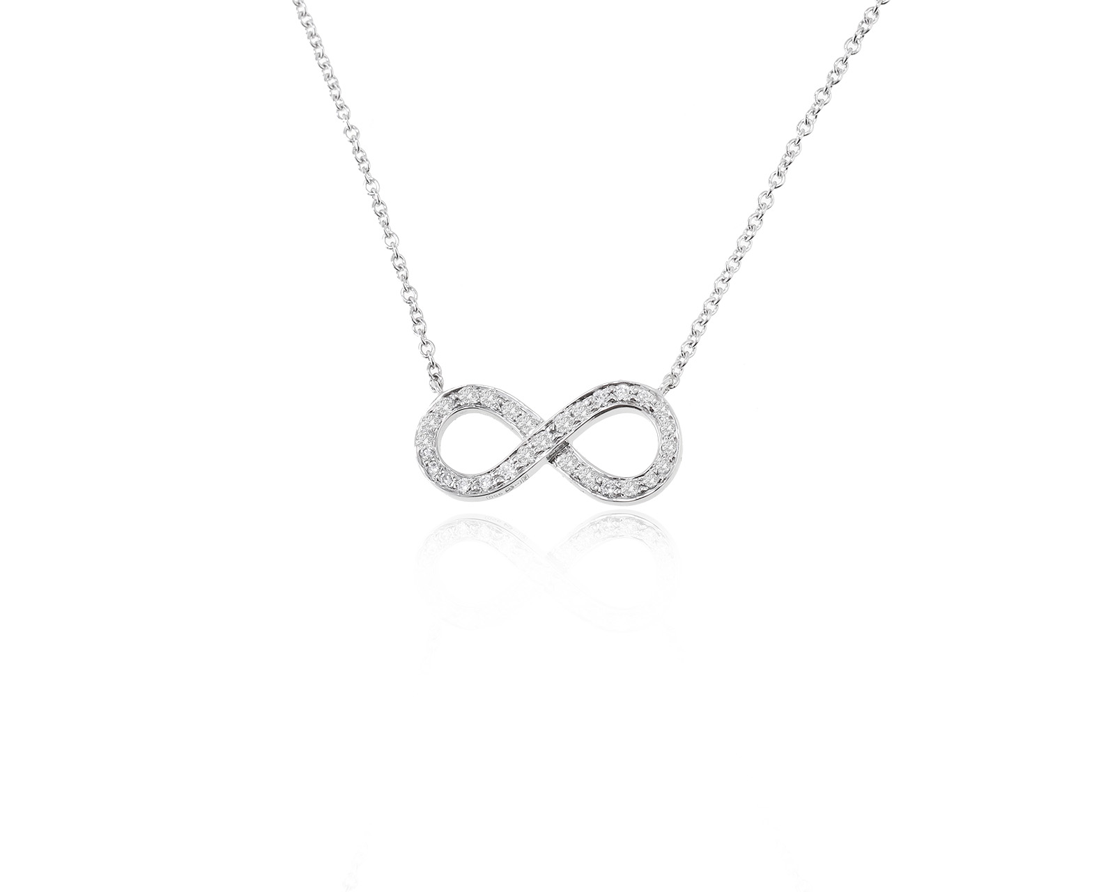 Оригинальное платиновое колье Tiffany&Co Infinity 110623/5