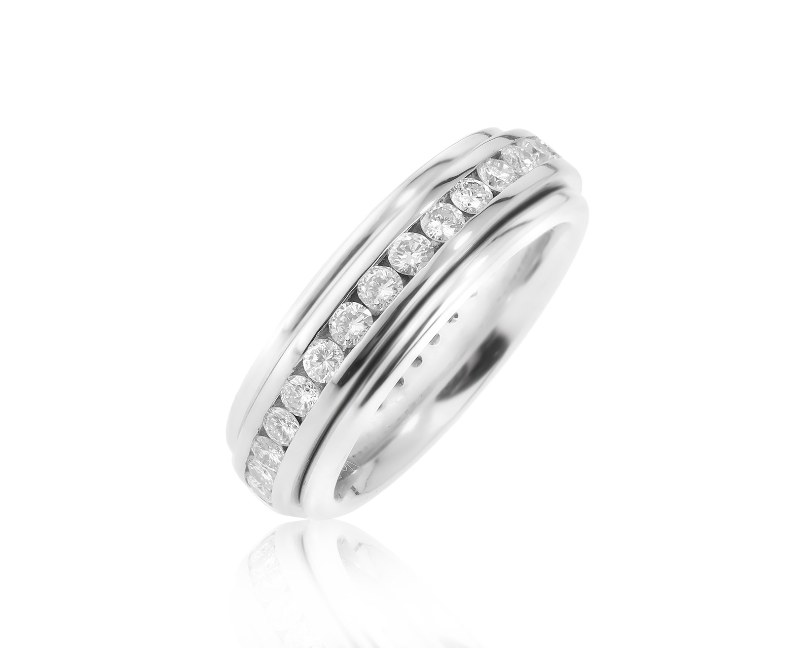 Престижное золотое кольцо с бриллиантами 0.93ct