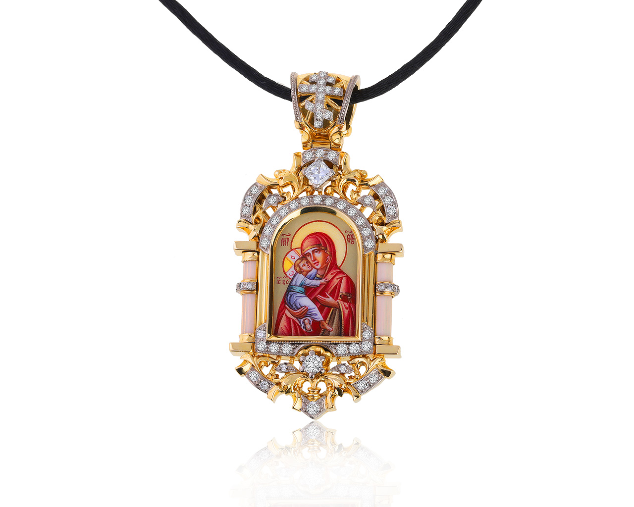 Изумительный золотой кулон с бриллиантами 1.03ct 220621/5