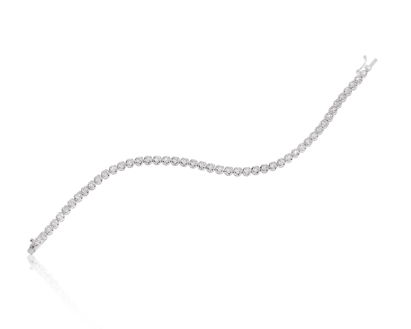 Золотой браслет с бриллиантами 2.85ct 020724/4