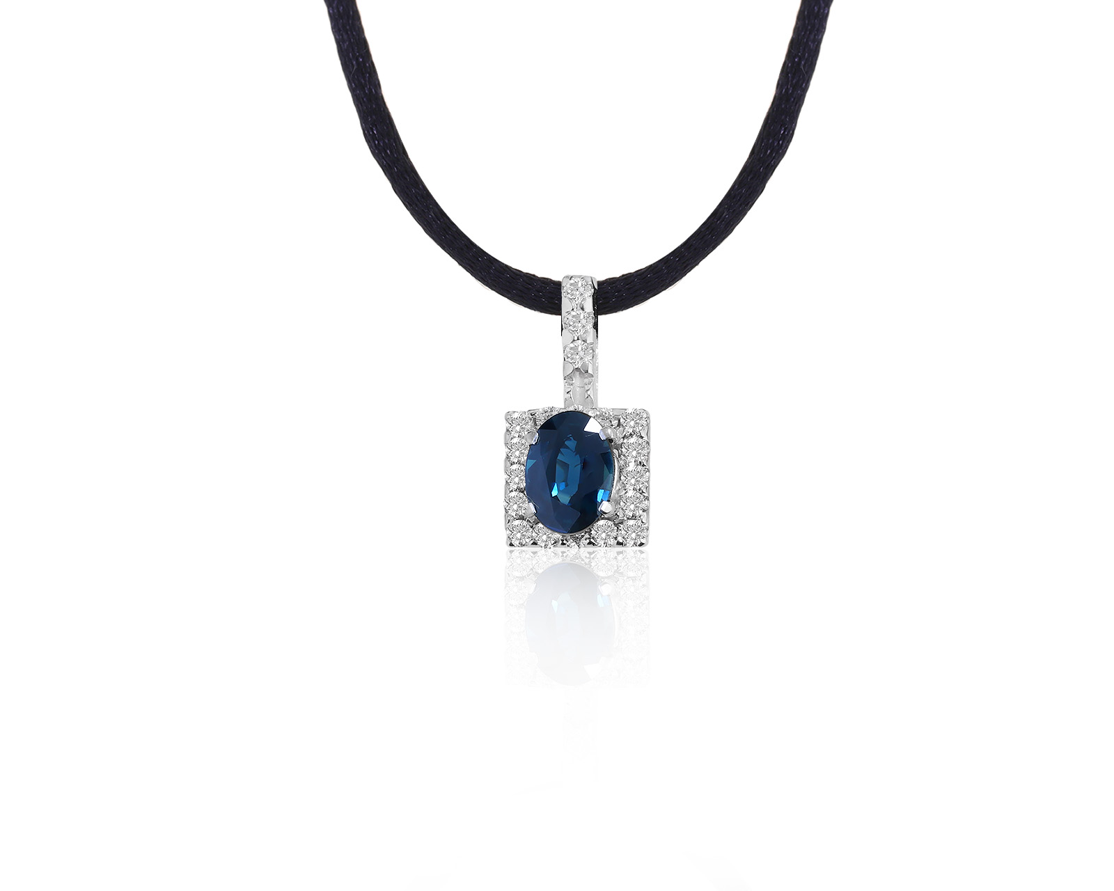 Изысканный золотой кулон с сапфиром 1.07ct 130422/1