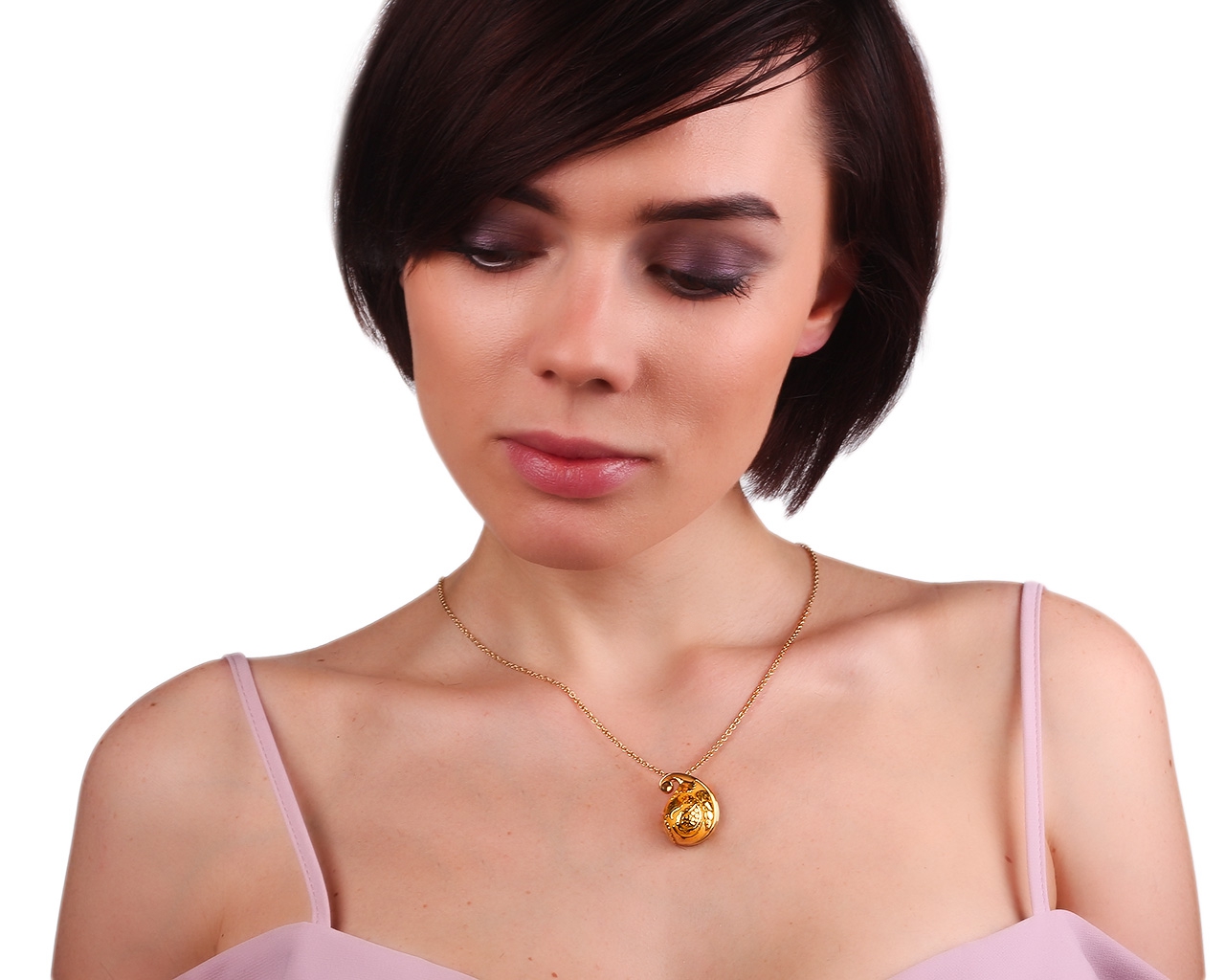 Изысканный золотой кулон Carrera y Carrera Aqua