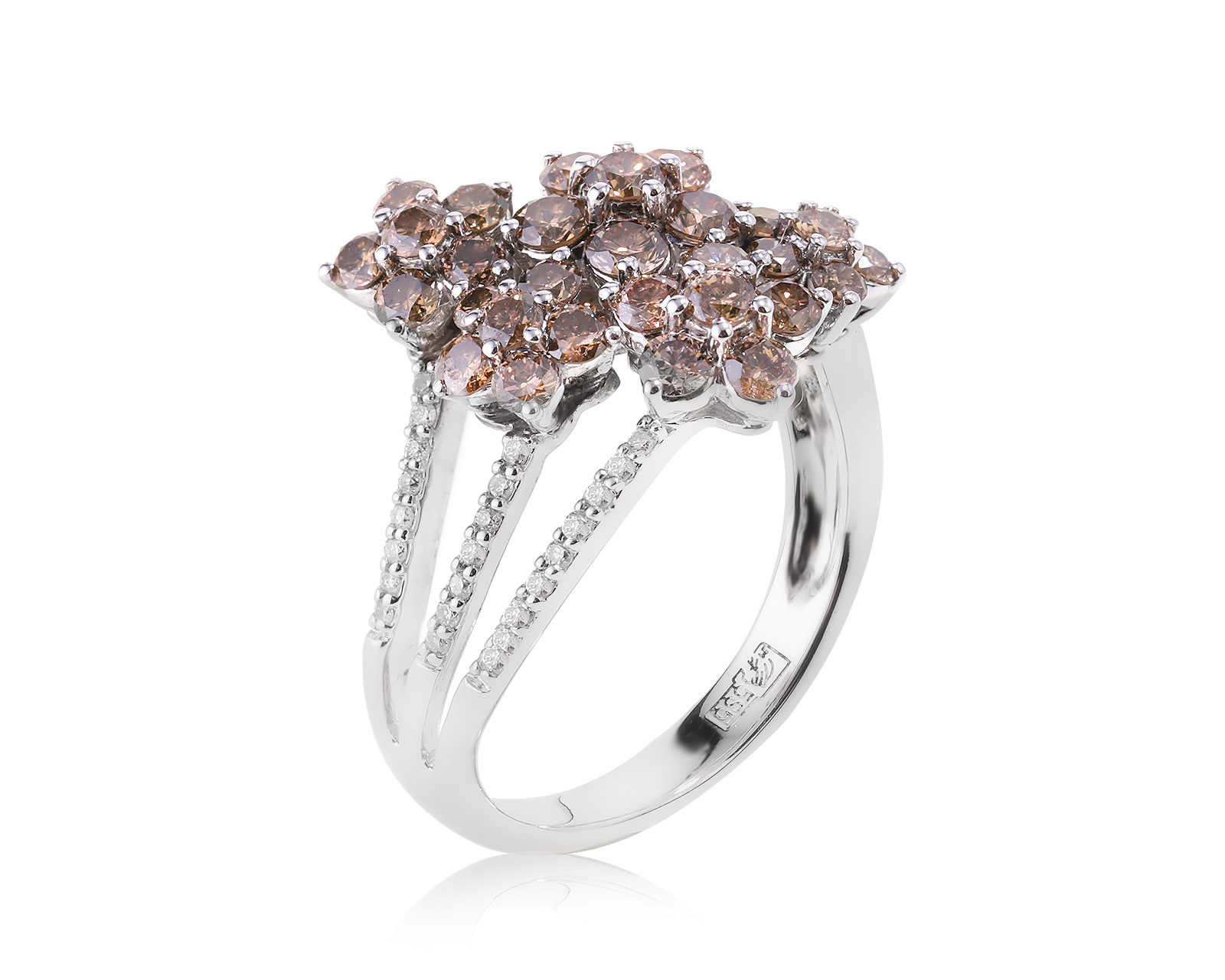 Золотое кольцо с бриллиантами 1.27ct 041023/5