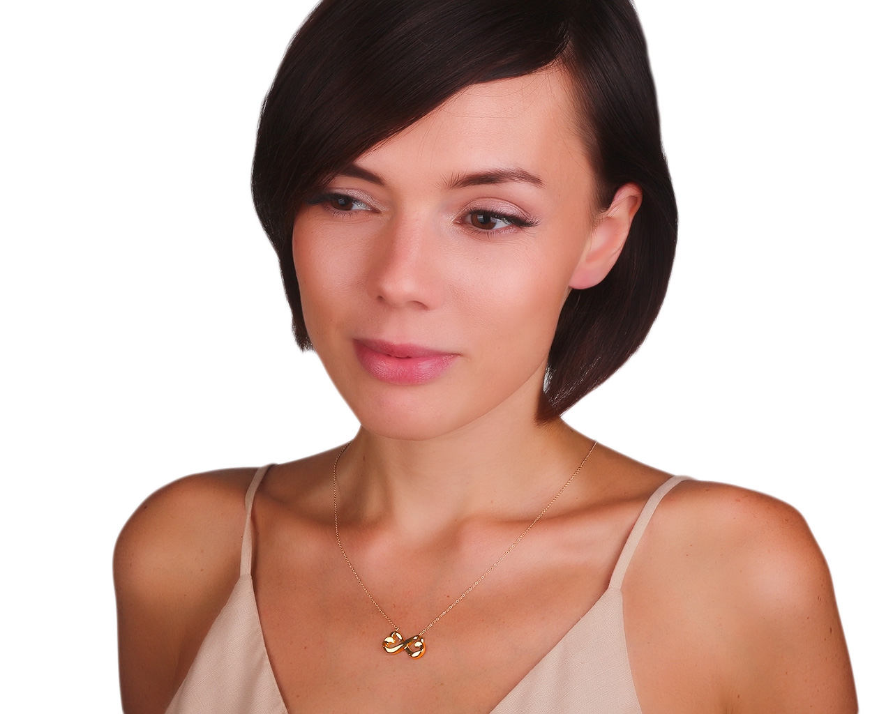 Утонченная золотая подвеска Tiffany&Co Paloma Picasso